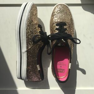 Kate Spade ♠️ for Keds / stacked glitter sneakers